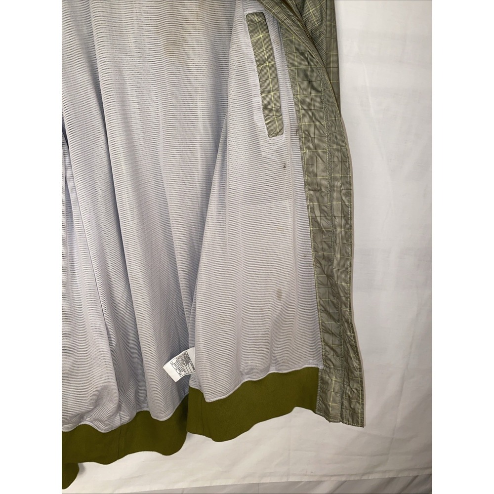 Vintage Nike Air Jordan Members Only Windbreaker Jacket Green/Checker Size XXLT - Picture 13 of 15